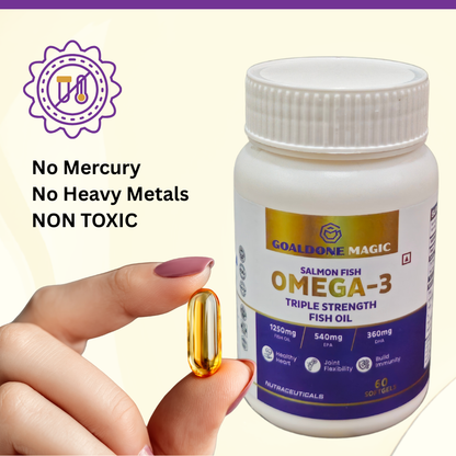 Omega 3 Fish Oil Soft Gel - Triple Strength
