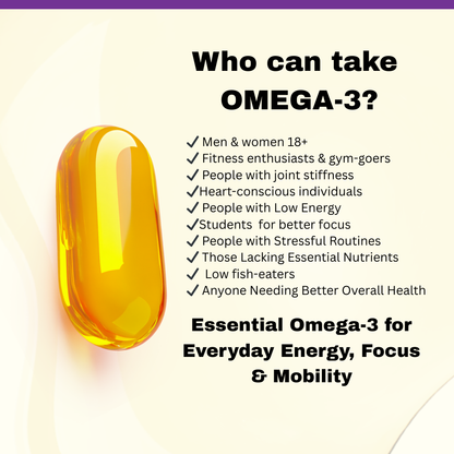 Omega 3 Fish Oil Soft Gel - Triple Strength