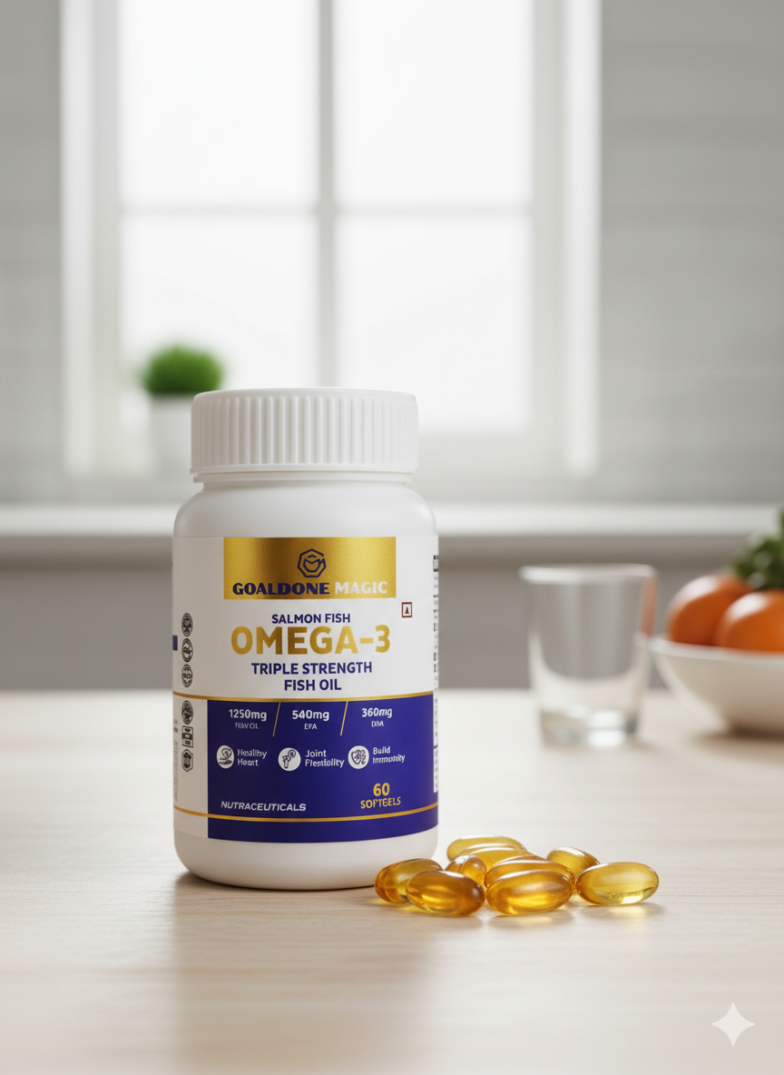 Omega 3 Fish Oil Soft Gel - Tiple Strength